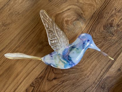 Floral Bird Blue