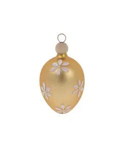 Gold Daisy Mini Egg