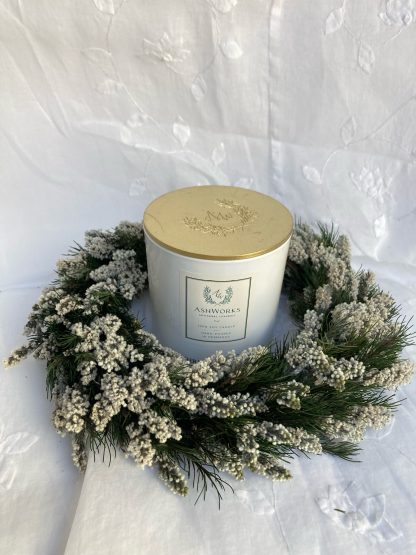 Christmas Spice Large White Glass - Image 2
