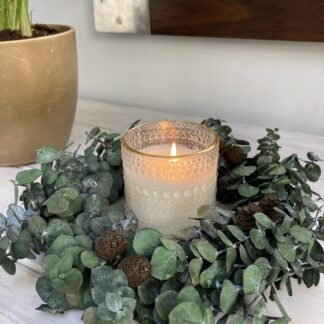 Penny Gum Green Candle Wreath