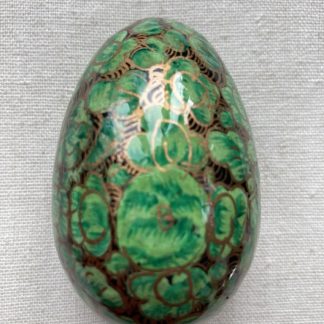 Green Florals Egg