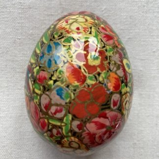 Gold Florals Egg