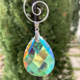 Crystal Rainbow Pear Drop