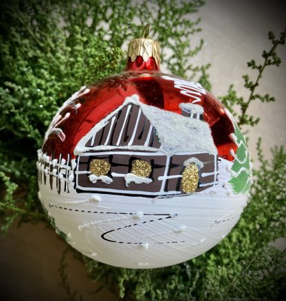 Winter Village Festive Red