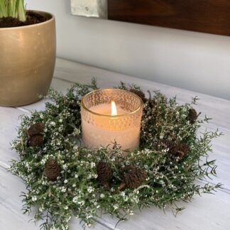 Gold Rim Glass - Christmas