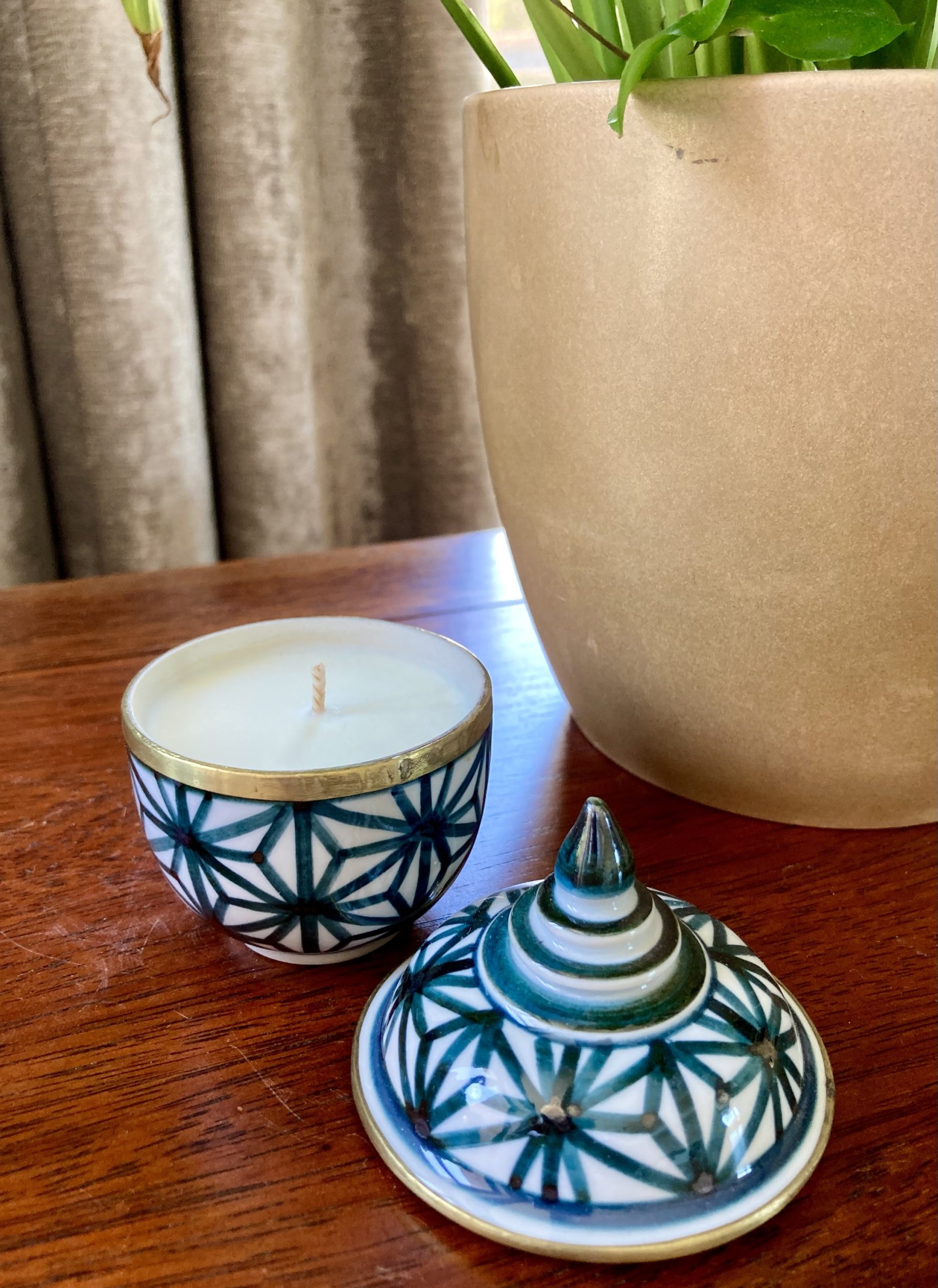 African Sunsets Ceramic Pot - Image 2