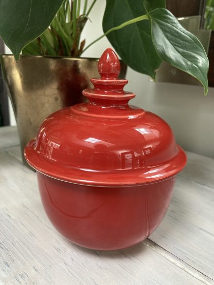 African Sunsets Ceramic Pot