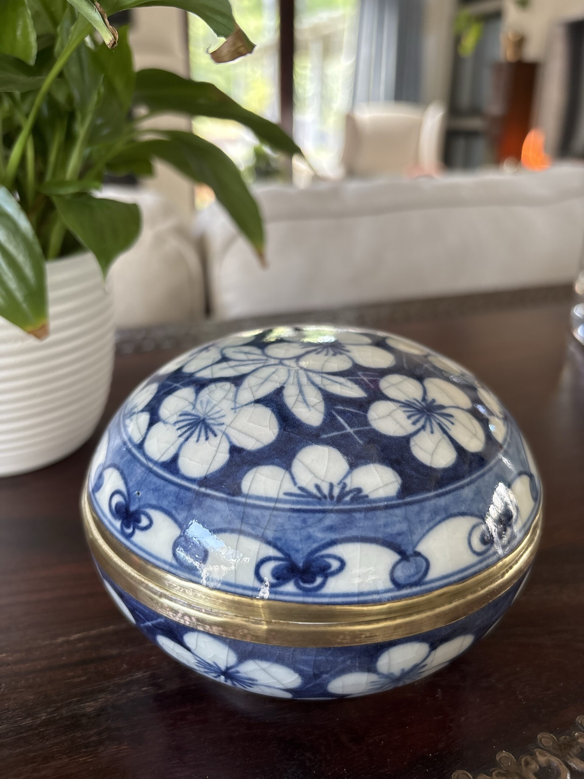 English Garden Thai Ceramic Bowl
