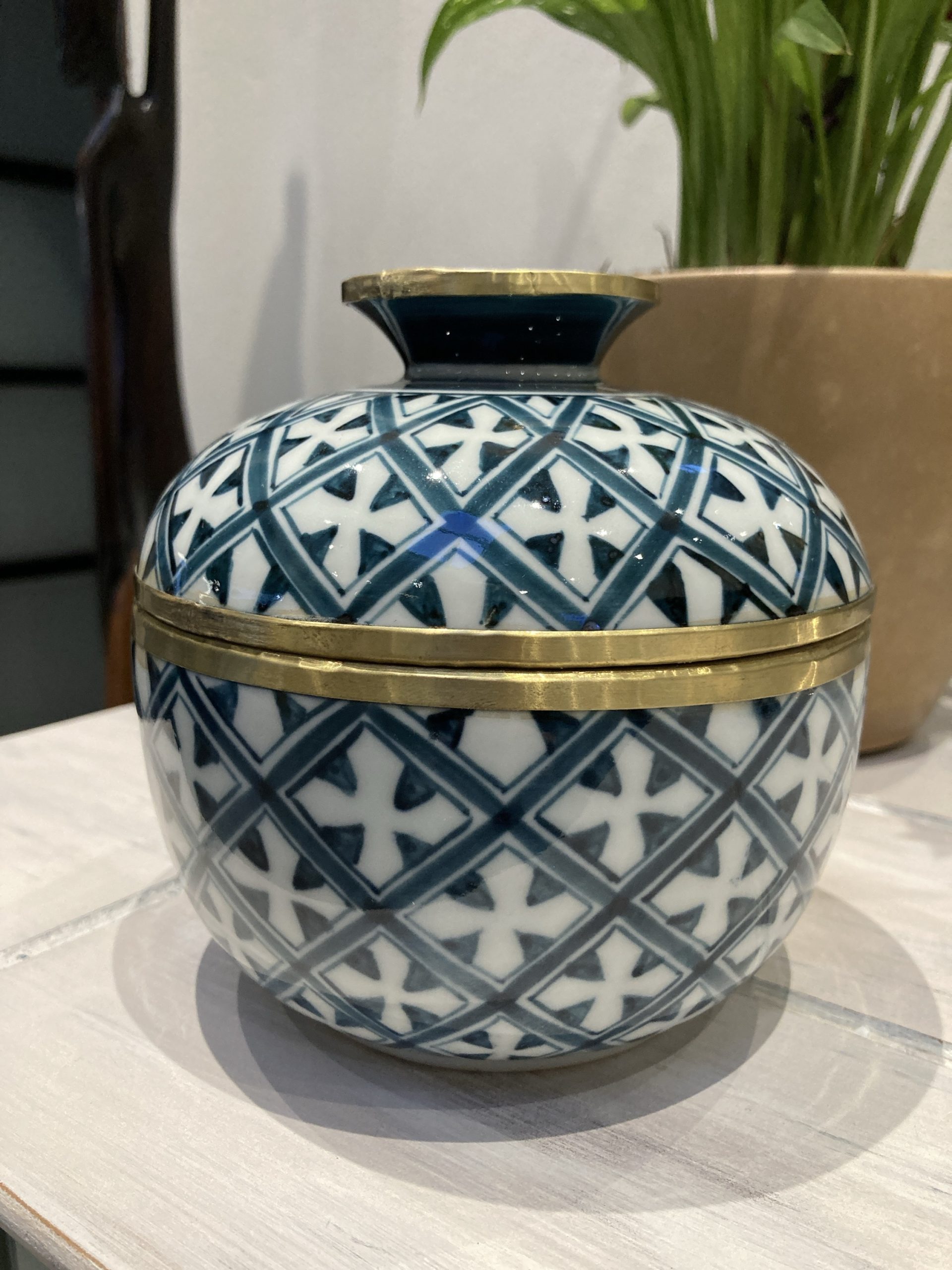 Kashmir Spice Ceramic Jar