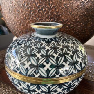 Kashmir Spice Ceramic Jar