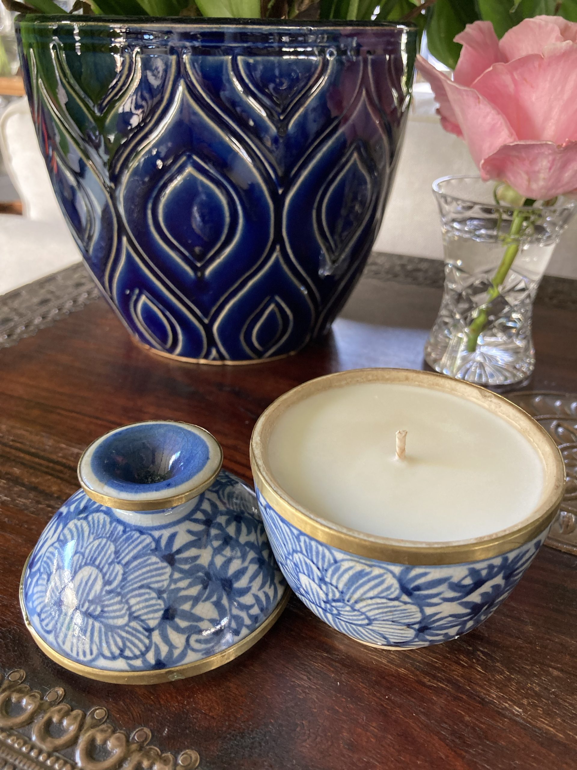 English Garden Ceramic Jar - Image 2