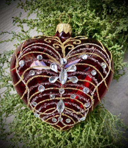 Diamond Butterfly Heart