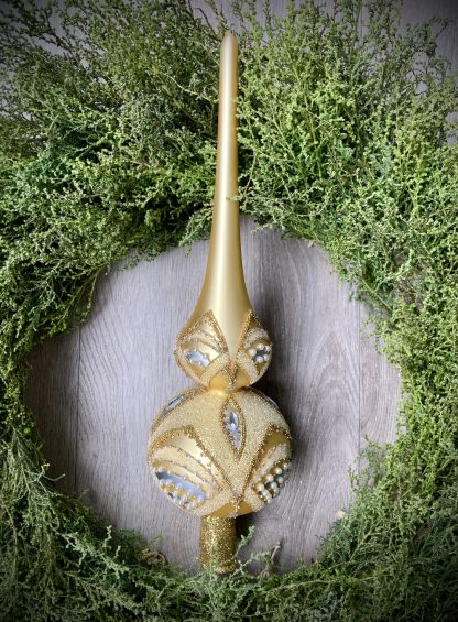 Gold Pearls Tree Topper