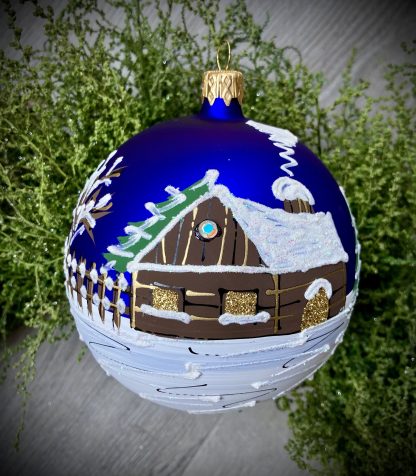 Winter Village Velvet Blue XL
