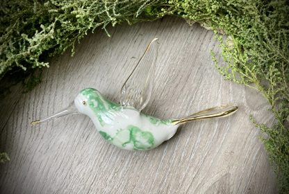 Marble Bird Green