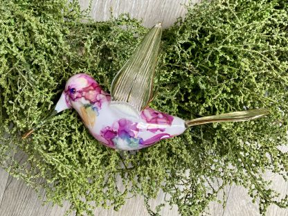Floral Bird Purple