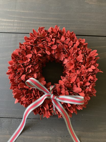 Buxi Red Candle Wreath - Image 2