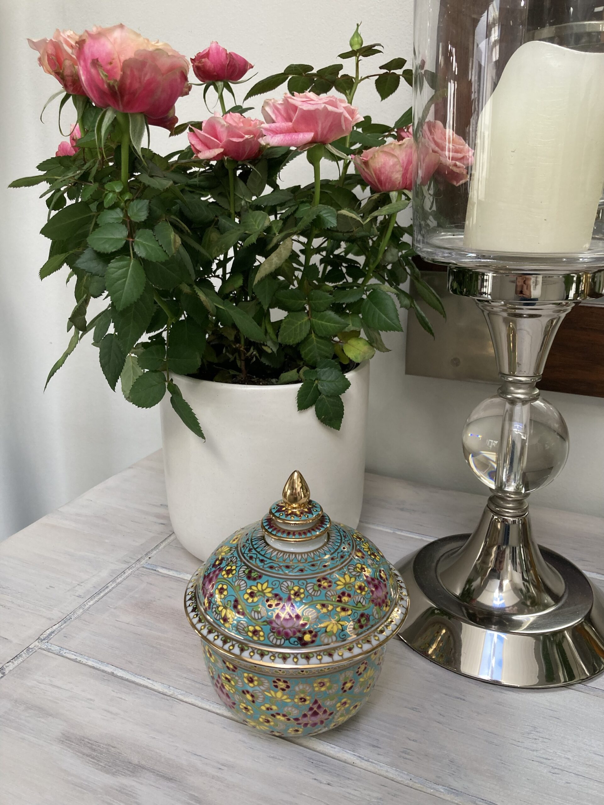 Mandalay Rubies Ceramic Pot - Image 3