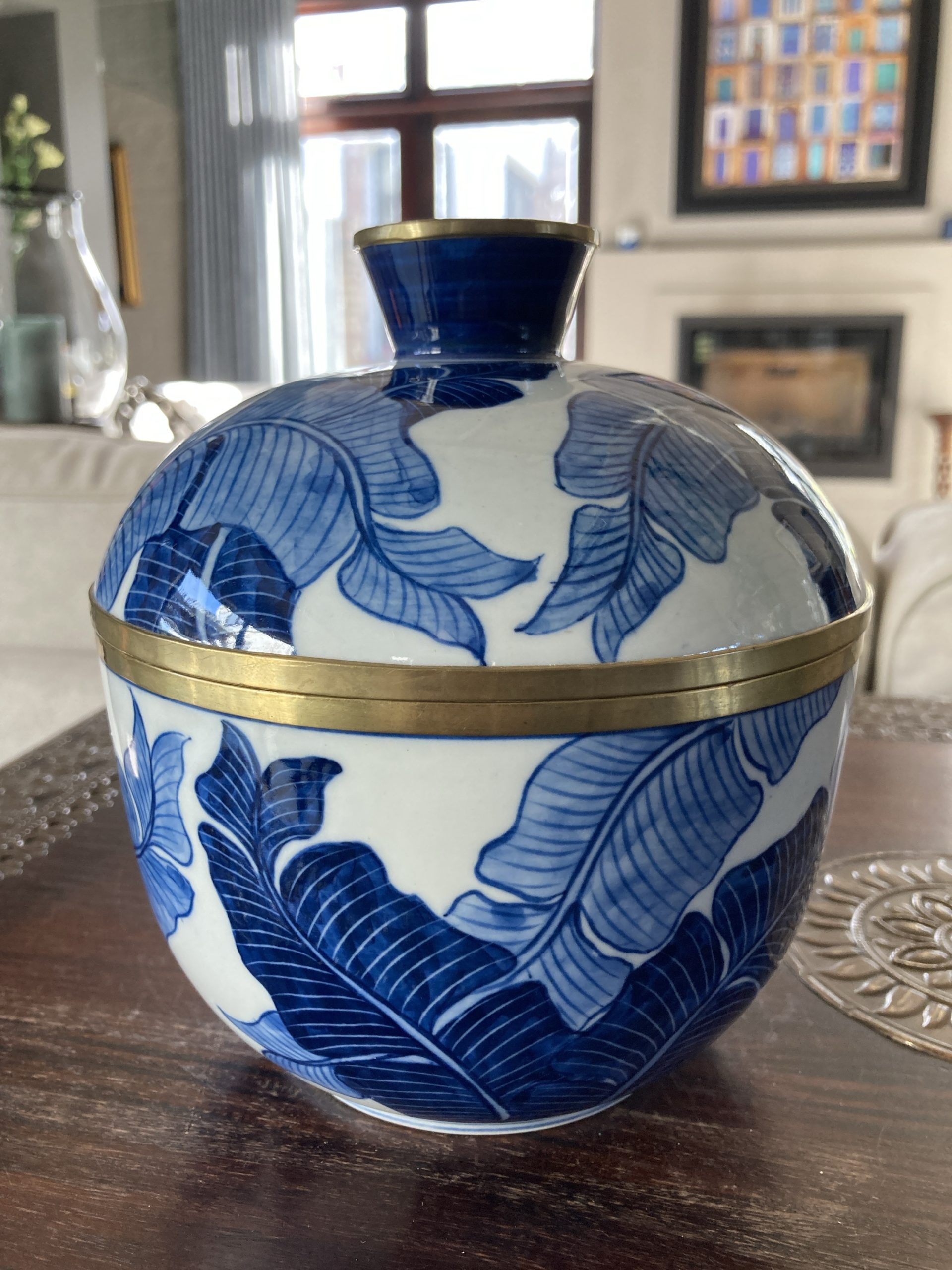 Elgin Views Ceramic Jar