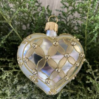 Golden Trellis Heart