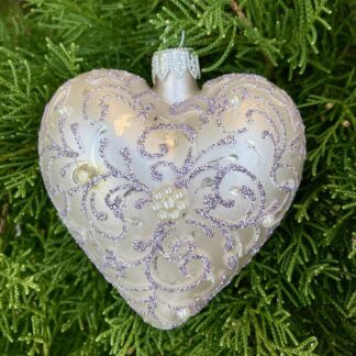 Lavender Floral Heart