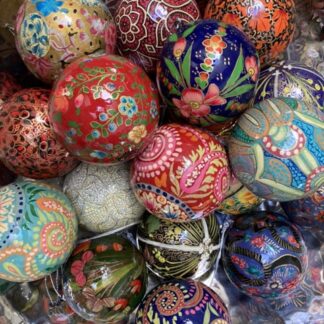 Papier-mâché Baubles